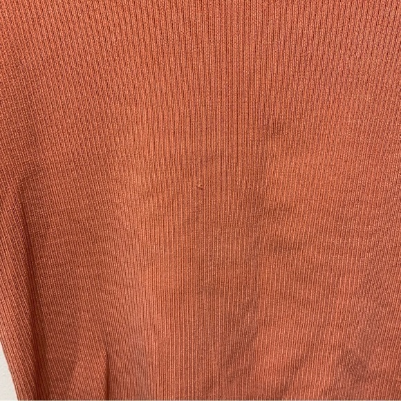 White + Warren Silk Blend Ribbed Short Sleeve Top - Picture 6 of 9